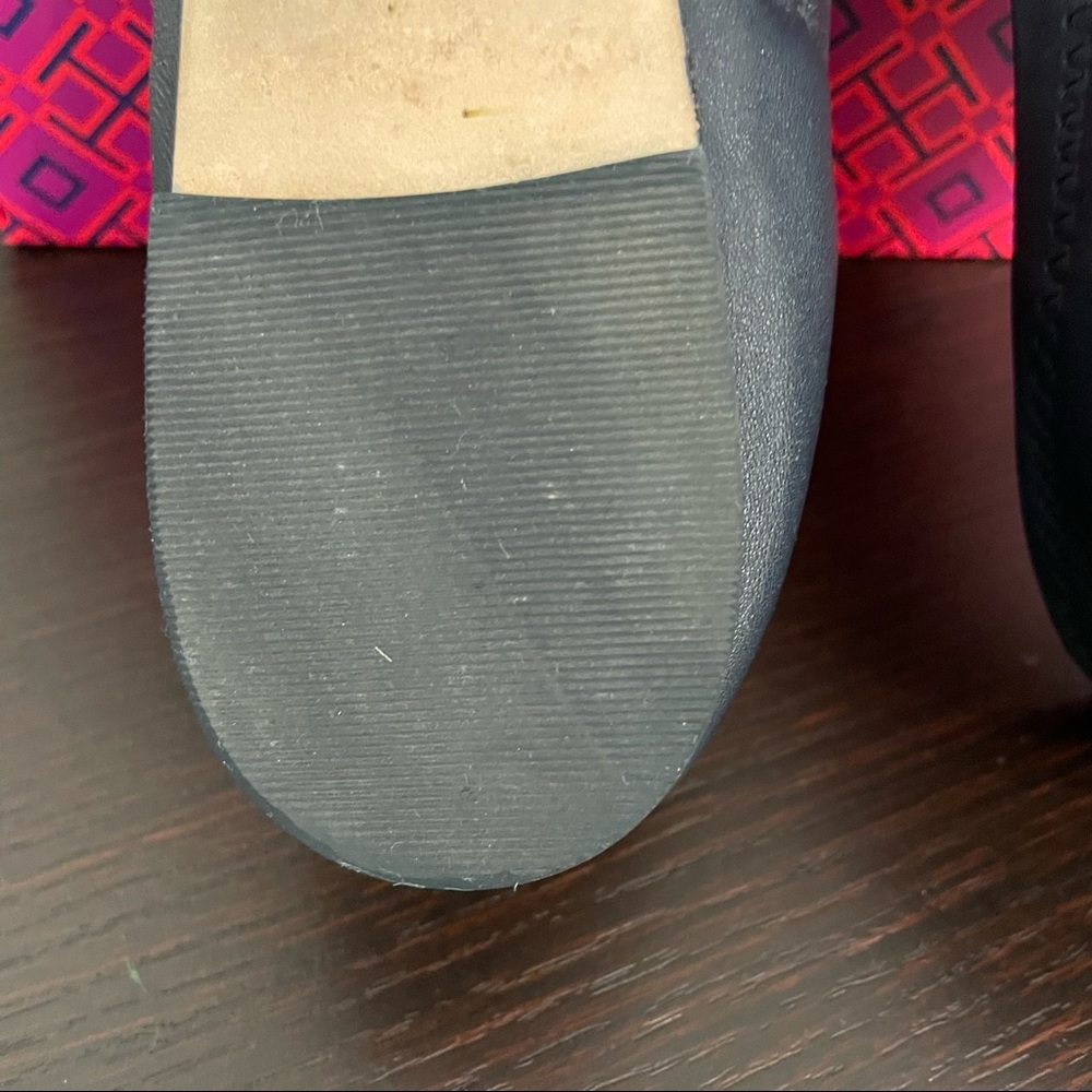 Tory Burch Women’s Liana Navy Blue Ballet Flats Shoes Size 8 - Picture 7 of 16